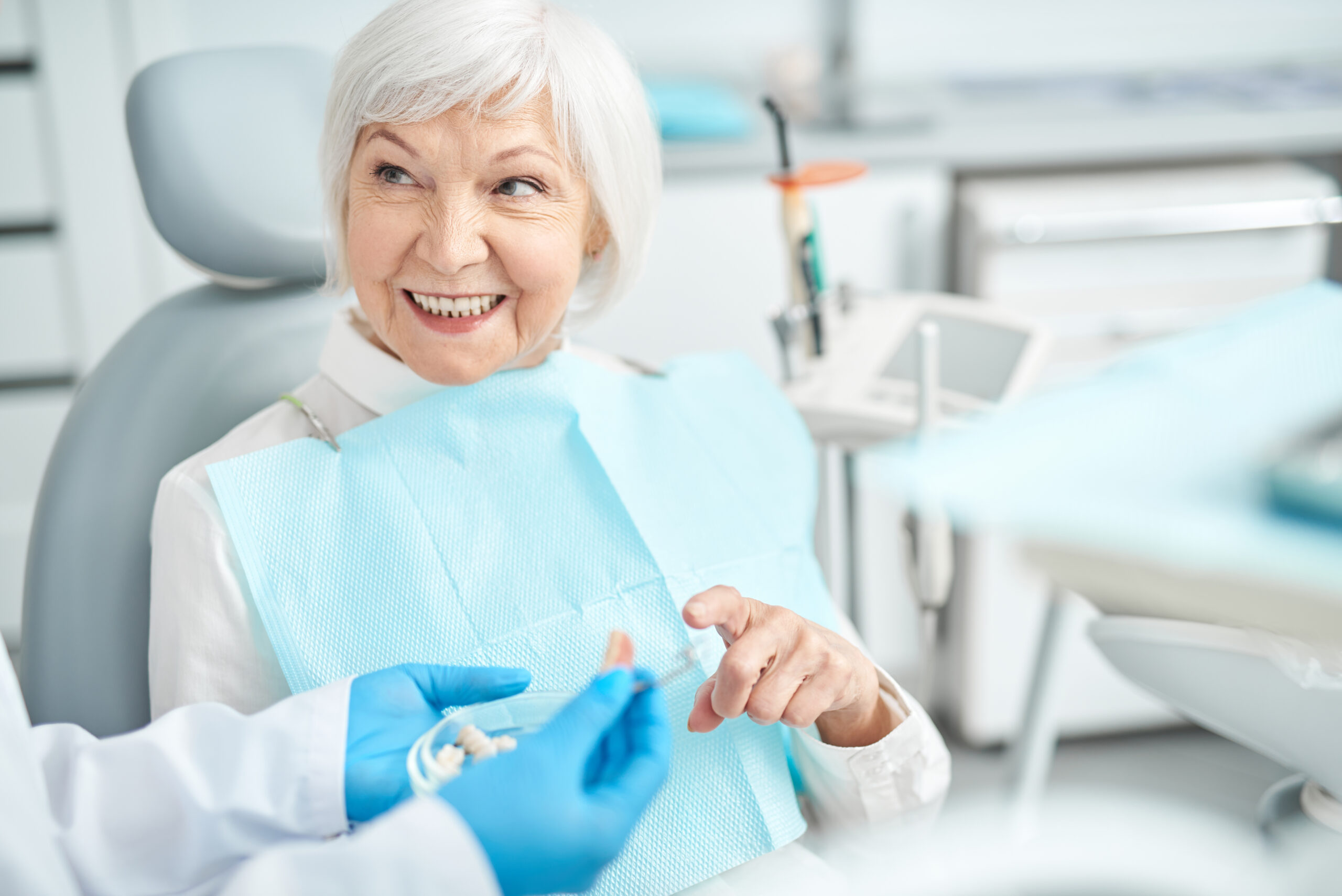 Age and oral health. Dental health problems dentist